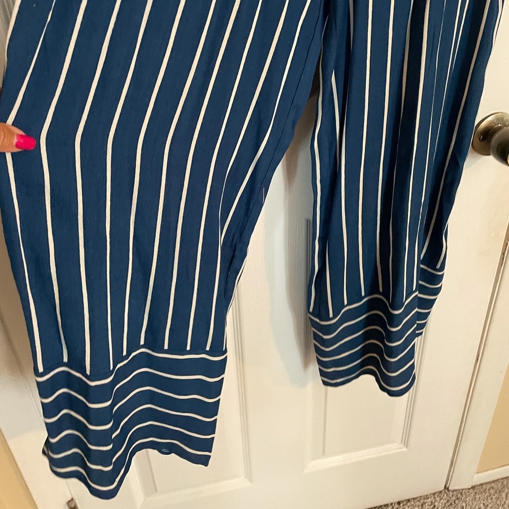 Forever21 Resort Collection Striped Jumpsuit, LGE - Picture 6 of 10